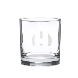 Engraved Birthday Rocks Glass with Your Message