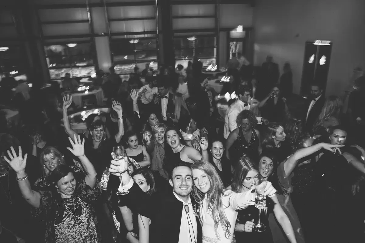 organic winter wedding reception in nashville