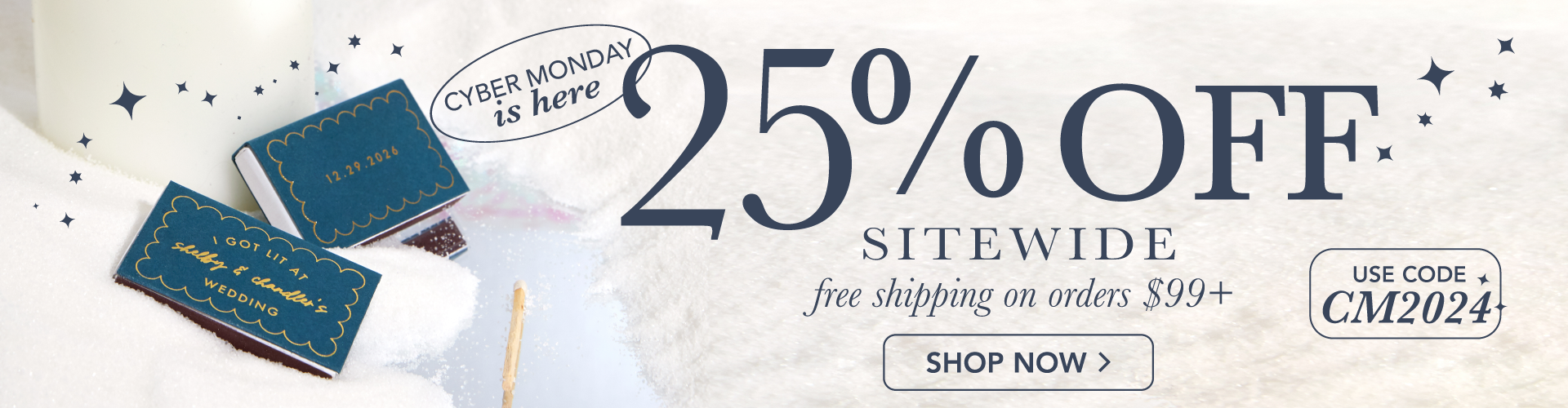 Save 25% off +Free Shipping with code CM2024