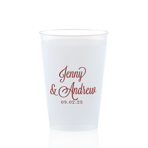 Formal Names Swirly Script Cup