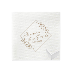 This new Napkin Reception Set with an unique Floral graphic on it will bring magical vibe on their day. All eyes on them! Your guests will agree! 