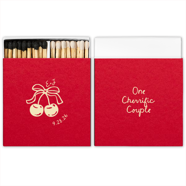 Cherry Couple Matchbox