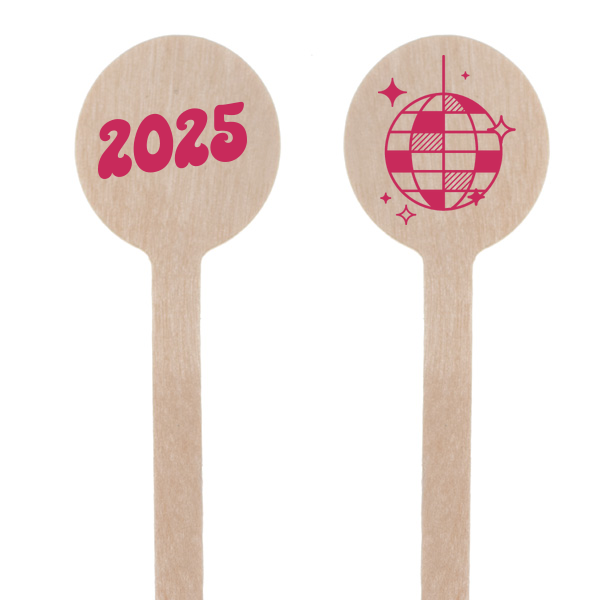 New Years Disco Ball Stir Stick