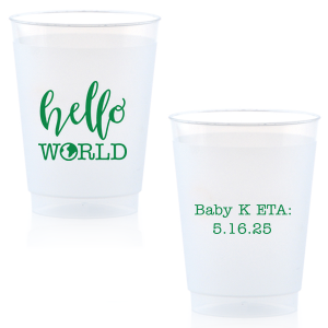 Hello World Baby Frost Flex Cup