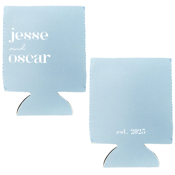 Hinterland Honeymoon Names and Date Can Cooler