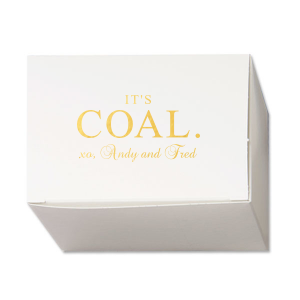 It's Coal Christmas Gift Box
