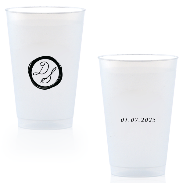 14 oz. Frost Flex Plastic Cups | Personalized Plastic Cups | For Your Party