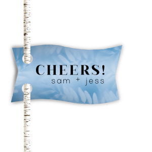 ForYourParty's personalized Leaf Rain Rectangle Straw Tag with Matte Black Foil will add that special attention to detail that cannot be overlooked.