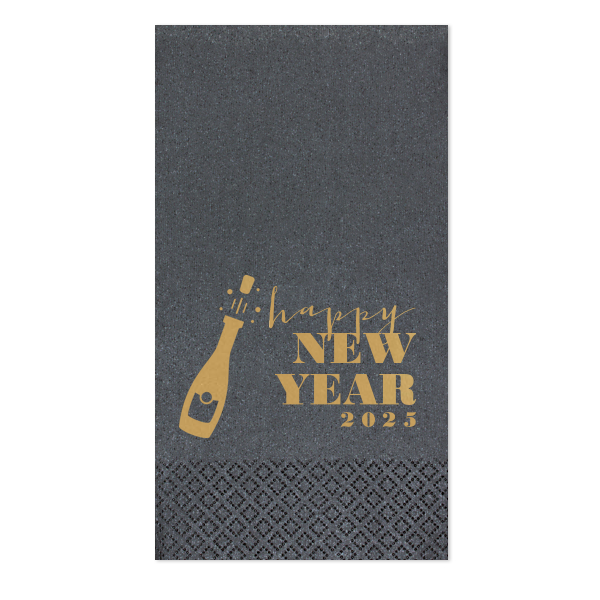 New Year Champagne Napkin