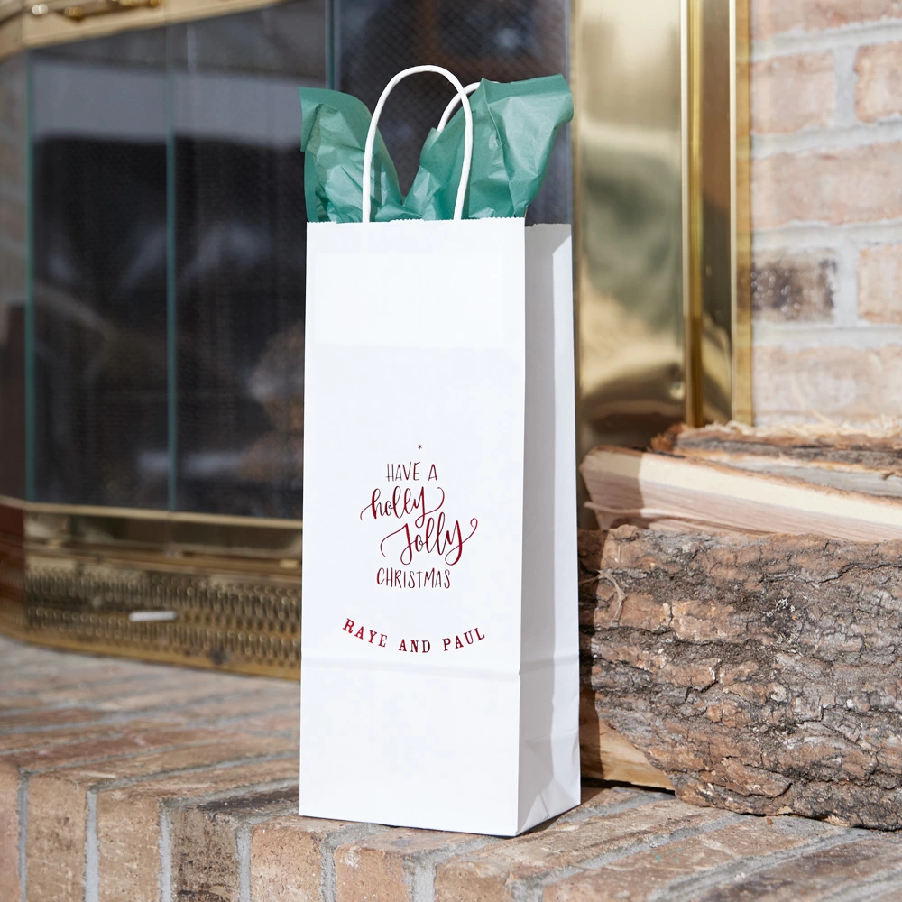 Create custom wine bags for holiday giving!