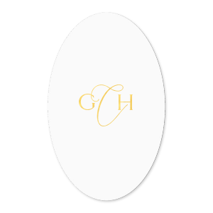The ever-popular White Small Round Label with Matte Kraft/Latte Ink Label Print Colors will make your guests swoon. Personalize your party's theme today.