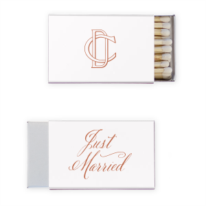 Linked Initials Wedding Match