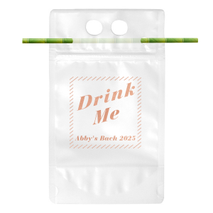 Drink Me Bachelorette Drink Pouch