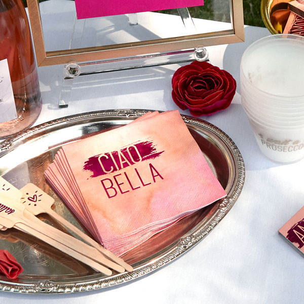 Ciao Bella Cocktail Napkins