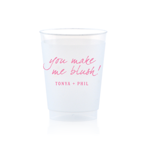 The ever-popular Matte Pastel Pink Ink 9 oz Frost Flex Cup with Matte Pastel Pink Ink Cup Ink Colors will look fabulous with your unique touch. Your guests will agree!