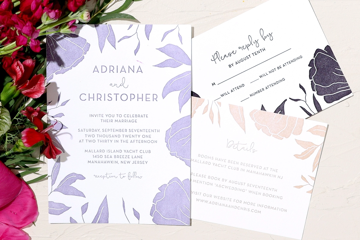 personalize a custom invitation