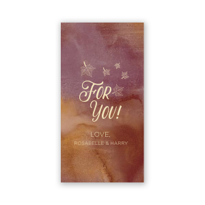 Our beautiful custom Watercolor Sangria Party Pocket with Matte Ivory Foil has a Fall Wedding Accommodation graphic and is good for use in Lovely Press, Wedding, Thanksgiving themed parties and will look fabulous with your unique touch. Your guests will agree!