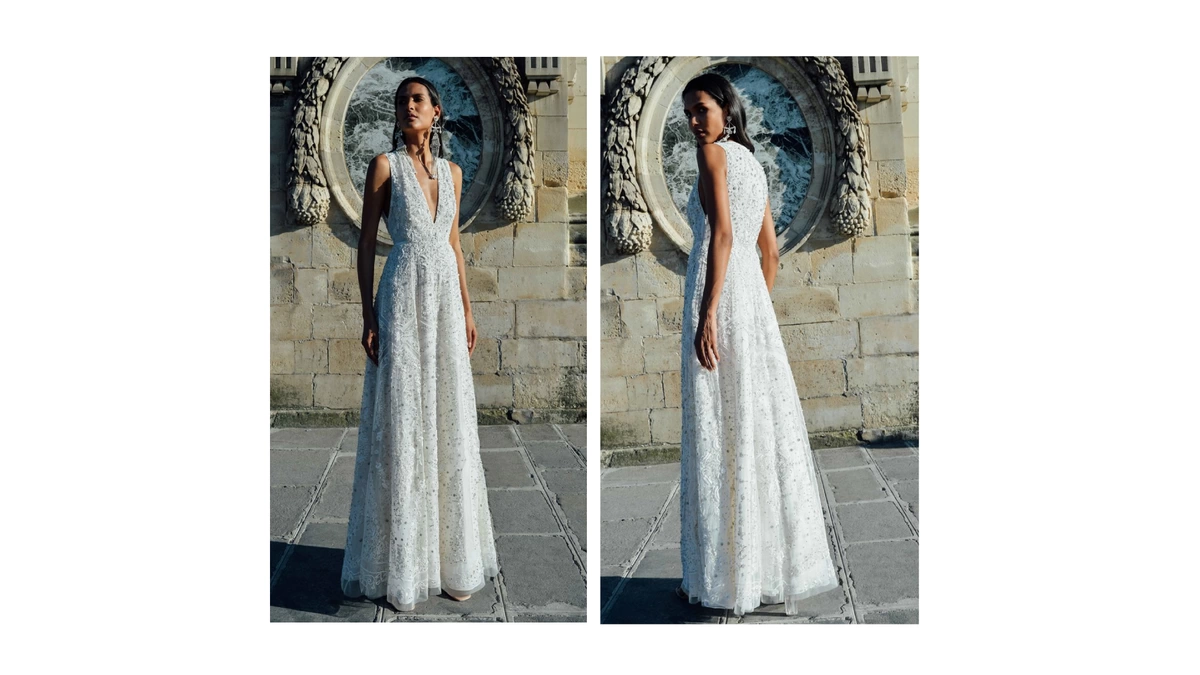 Cucclelli Shaheen Filigree Dress for 2020 Wedding Trends