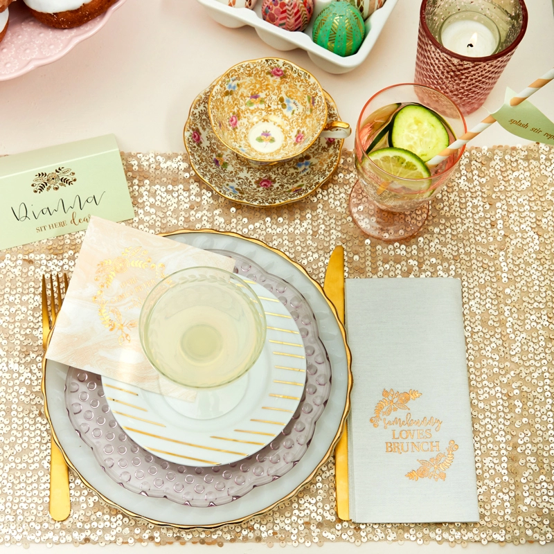 fancy easter table setting