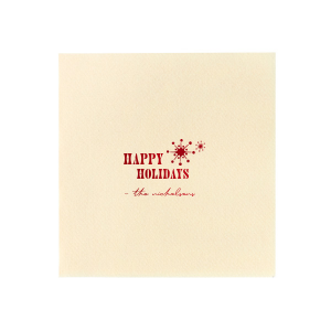 Decorate your home with the most-wanted season napkin this year. This Retro Snowflakes Napkin will bring the Christmas vibe for sure, your guests will agree! 