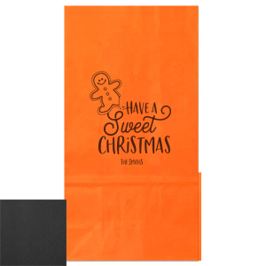 ForYourParty's personalized White Popcorn Bag with Satin Lipstick Red Foil has a Gingerbread Man graphic and is good for use in Christmas themed parties and will look fabulous with your unique touch. Your guests will agree!