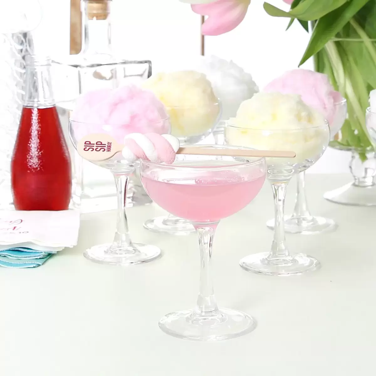how to make a cotton candy cosmopolitan