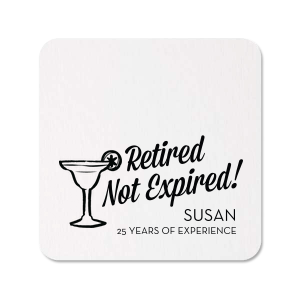 Retired Not Expired Coaster