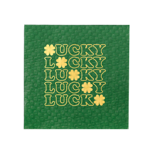 This is an essential item for any dining experience! Adding these themed St. Patrick's Day napkins to your party can help create a fun, festive and Lucky atmosphere.  Decorate your home and let the guests enjoy! 