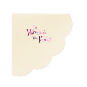 If you are planning a 50's themed birthday party or bachelorette, this napkin is an affordable way to bring home the theme!