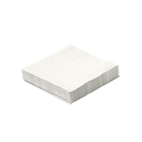 Wood Birch stack of napkins