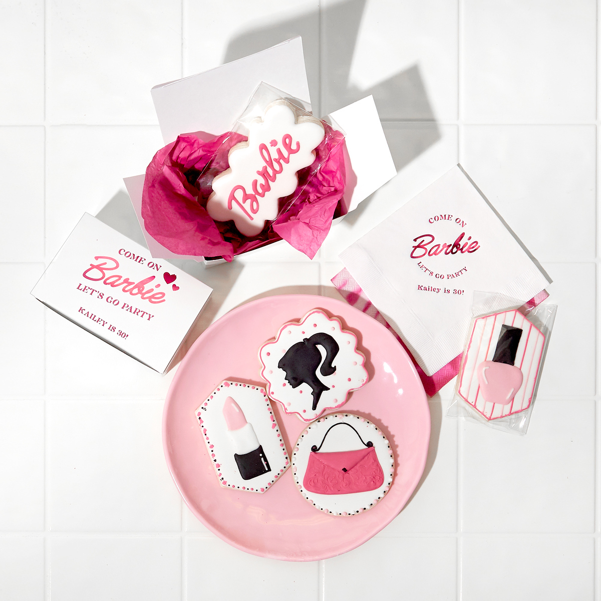 Barbie Birthday Napkin