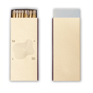 Personalize this minimal birthday party favor. Modern and trendy, you can customize our 30 strike matchbook with you name or initials and the age you are turning. 