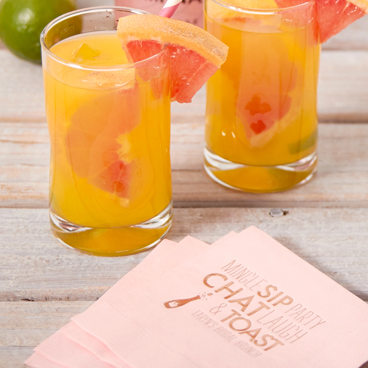 Sparkling Grapefruit Sangria with moscato