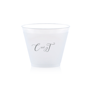 Elegant Initials Frost Flex Cup