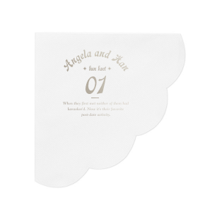 ForYourParty's personalized Spruce Cocktail Napkin with Shiny Green Tea Foil are a must-have for your next event—whatever the celebration!