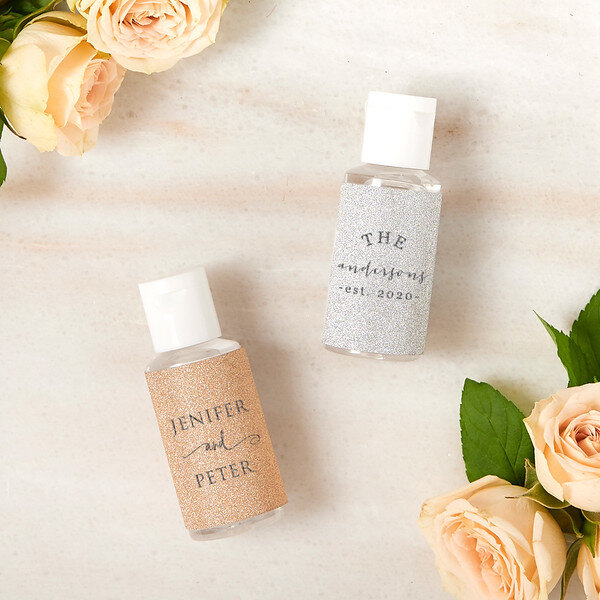 Personalized hand deals sanitizer favors