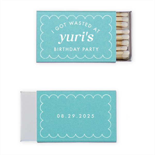 Scallop Birthday Matches