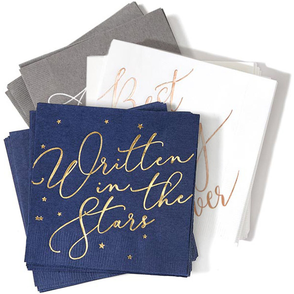 Best Day Ever Wedding Party Ready Cocktail Napkin Pack