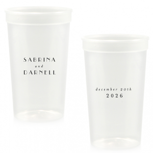 The ever-popular Silver 16 oz Stadium Cup with Matte Black Ink Cup Ink Colors couldn't be more perfect. It's time to show off your impeccable taste.