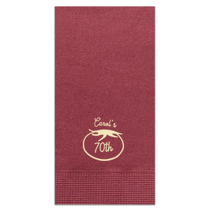 Show your ripeness with the Tomato Birthday Napkin. The botanical design is perfect for summer time garden birthdays, family dinners or any other celebratory occasion. Customize the design in your choice of colors, styles and text to make a design as unique as yourself.