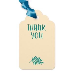 The ever-popular Natural Frost White Wine Gift Tag with Shiny Kiwi / Lime Foil Color has a Leaves graphic and is good for use in Floral themed parties and can be customized to complement every last detail of your party.