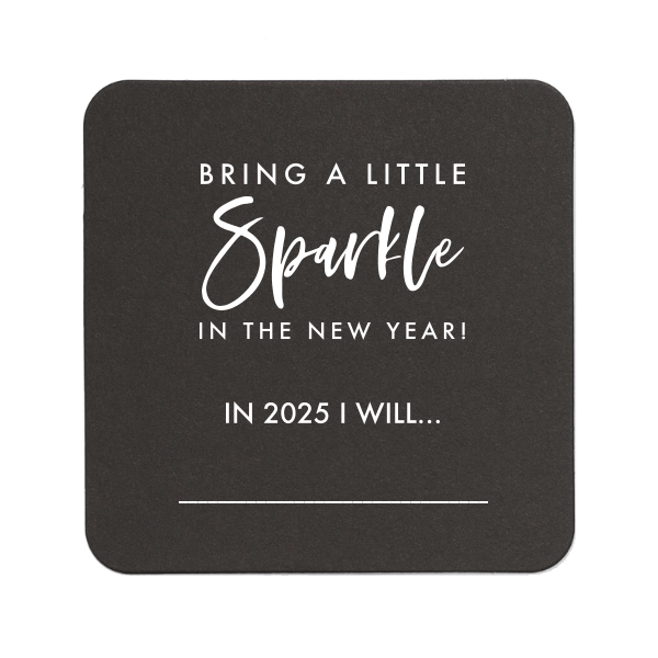 Sparkle in the New Year Coaster