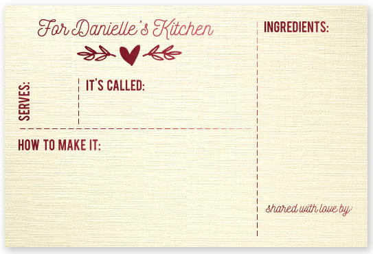 For those of us who get compliments on that ONE amazing dish we serve, provide the recipe to your fans!