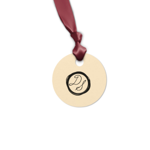 ForYourParty's elegant Stardream Crystal White Wine Gift Tag with Shiny Champagne Foil has a Wax Stamp graphic and is good for use in Frames themed parties and can be customized to complement every last detail of your party.