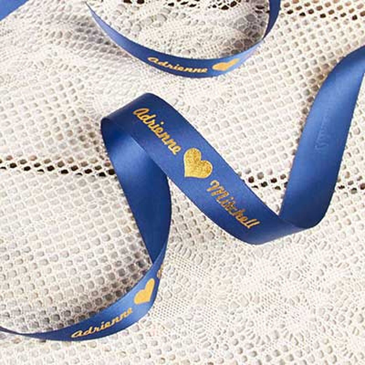 custom satin ribbon