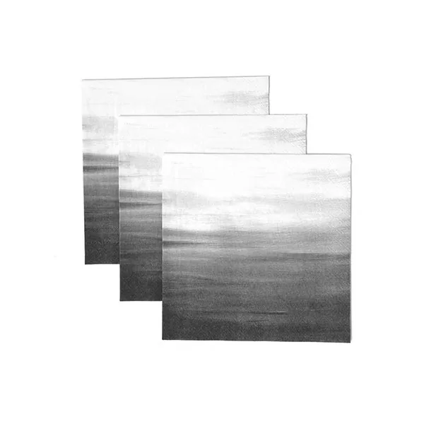 Pretty Ombre Black napkins