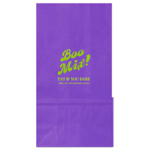 Get in the Halloween spirit with the Boo Mix Halloween Bag! Customize with you or your child's name and fill with spooky treats. Perfect for collecting Halloween candy or using at a Halloween party. 