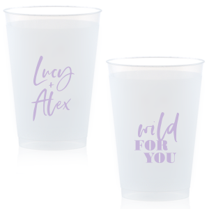 Our beautiful custom Matte Plum Ink 9 oz Frost Flex Cup with Matte Plum Ink Cup Ink Colors are a must-have for your next event—whatever the celebration!