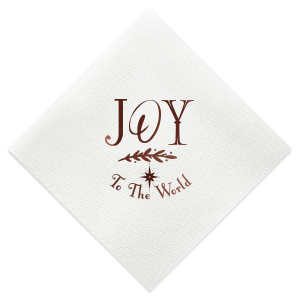 Our beautiful custom White Cocktail Napkin with Shiny Merlot Foil has a North Star graphic and is good for use in Christmas, Stars themed parties and are a must-have for your next event—whatever the celebration!