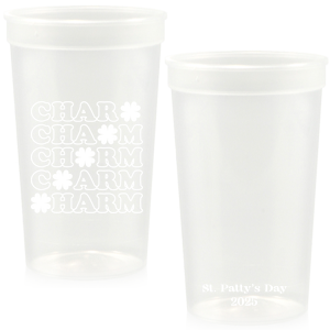 Savannah aluminum recyclable cups redesigned for St. Patrick's Day